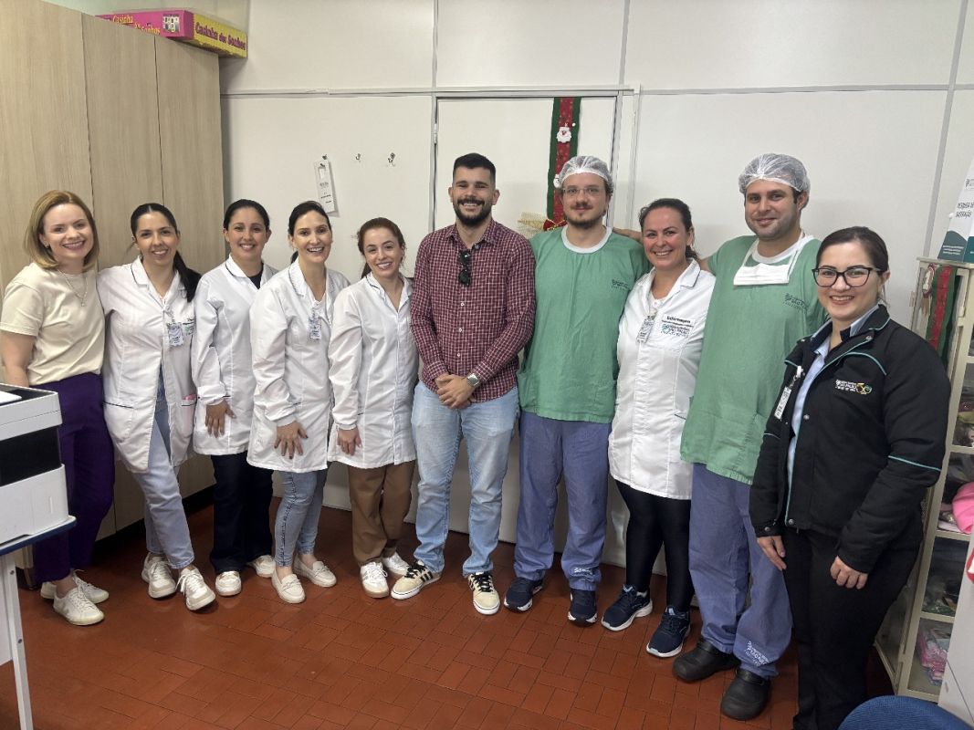 Ex-paciente retorna ao HRSP para agradecer atendimento e cirurgia cardíaca