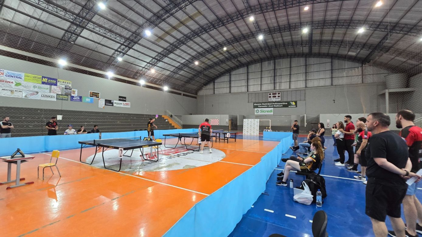 Tênis de mesa define campeões dos Jogos da AMAI em São Domingos