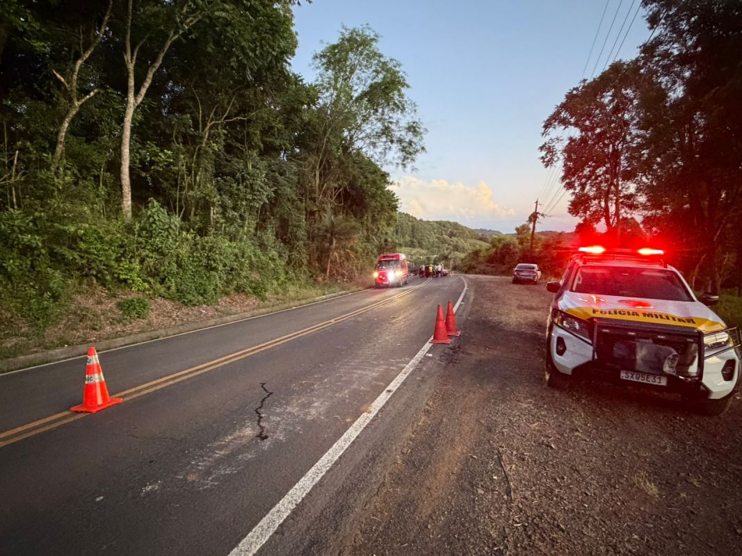 Colisão grave na SC-390 no Meio-Oeste deixa uma vítima fatal 