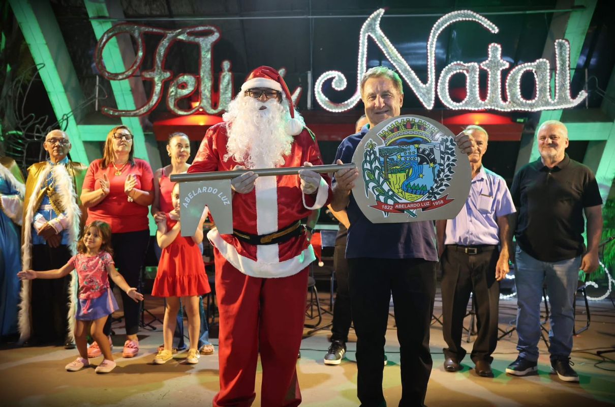 Natal de Abelardo Luz teve início com grande participação da comunidade