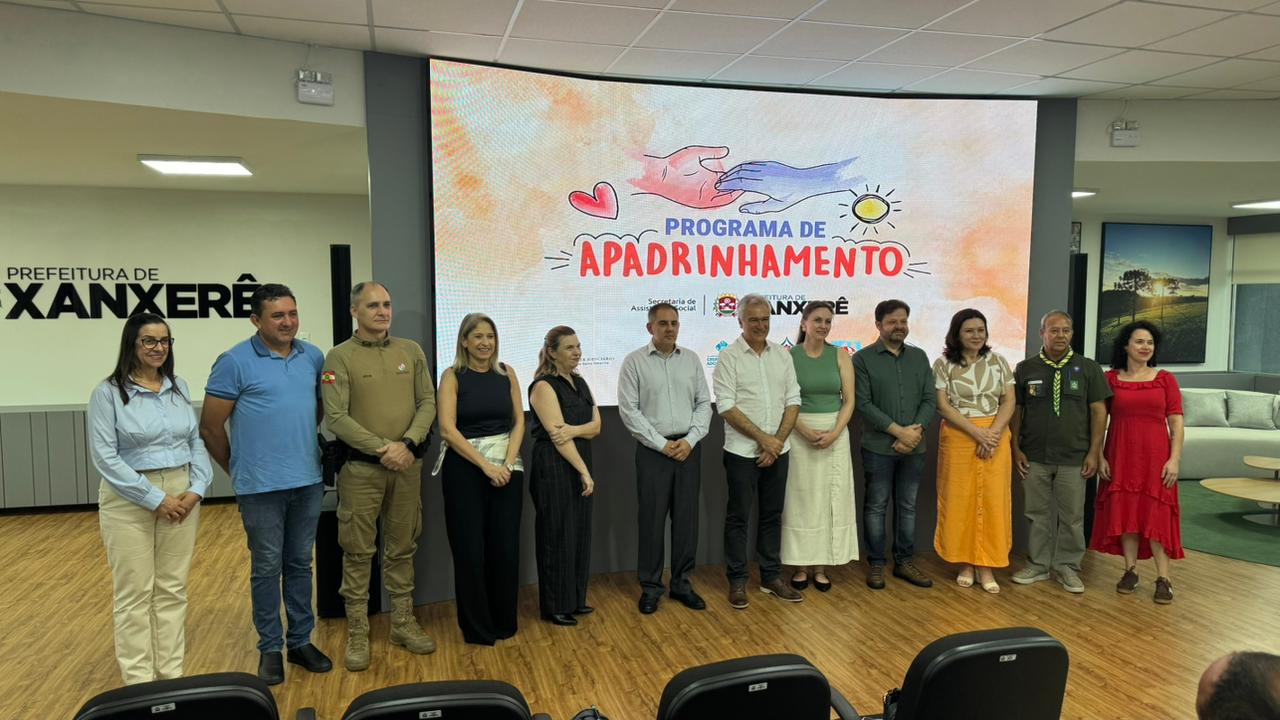Xanxerê lança Programa de Apadrinhamento como ato de amor e cuidado comunitário
