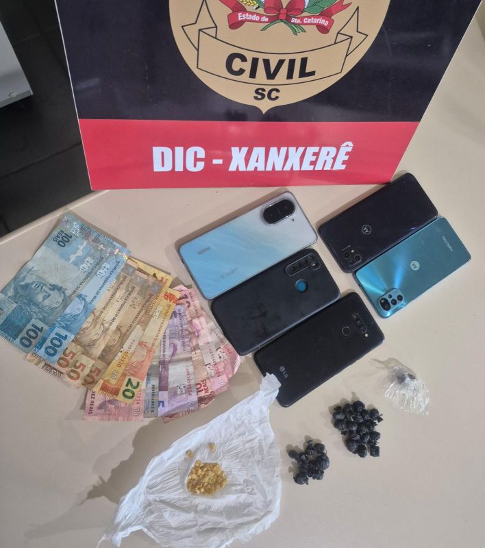 Mulher é presa em flagrante em Xanxerê por tráfico de drogas