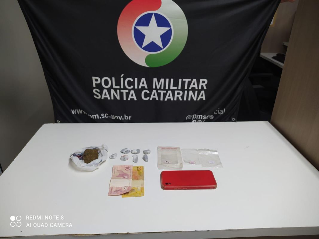 Homem é detido por tráfico de drogas no bairro São Romero, em Xanxerê 