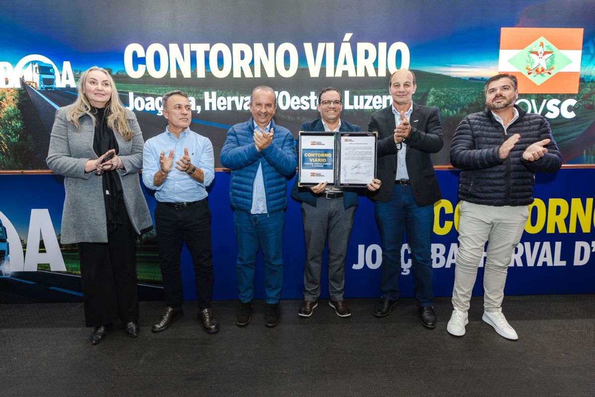 Governador Jorginho Mello lança edital para construção do Contorno Viário de Joaçaba, Herval d’Oeste e Luzerna