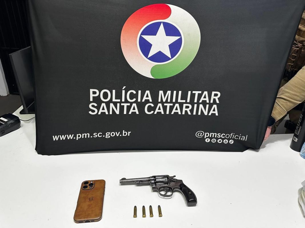 Homem é preso por ameaça e porte ilegal de arma de fogo em Chapecó