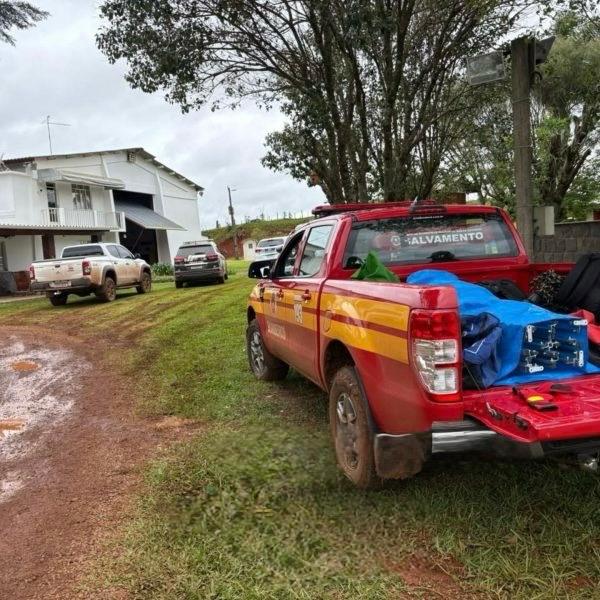 Assalto registrado em Campos Novos termina com morte de suspeito e prisão em flagrante