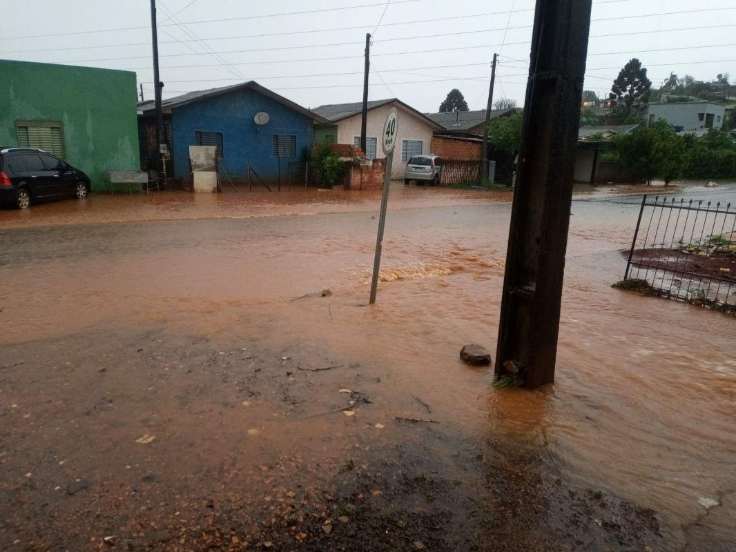 Há cerca de sete residências com risco para alagamento. Foto: Divulgação/Defesa Civil