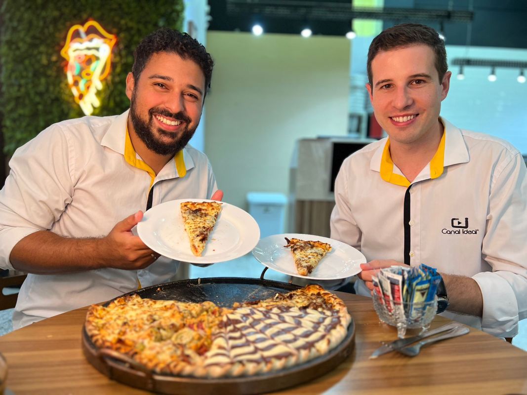 VÍDEO: A pizza da Nonno Luigi fez o Eder e o João esquecerem os compromissos