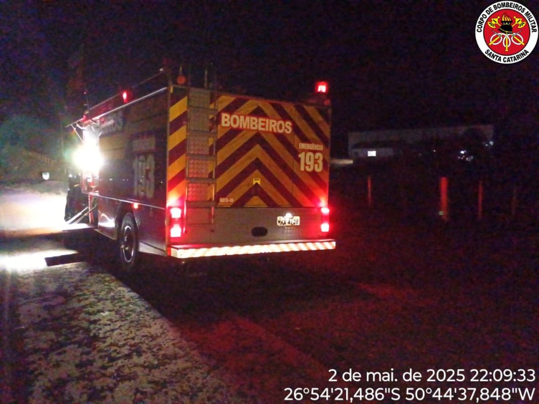 Foto: Corpo de Bombeiros