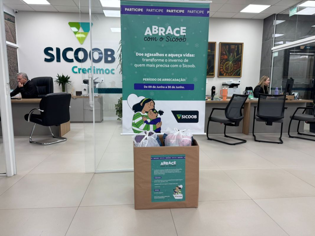 VÍDEO: Campanha “Abrace com o Sicoob” segue até o final do mês de junho