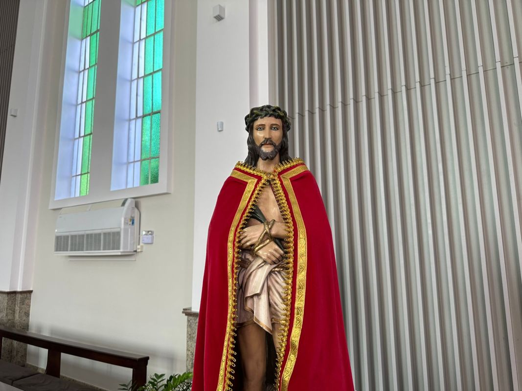 VÍDEO: festa em honra ao padroeiro Senhor Bom Jesus da Coluna acontece no dia 6 de agosto, feriado municipal, no Centro Comunitário da Igreja Matriz