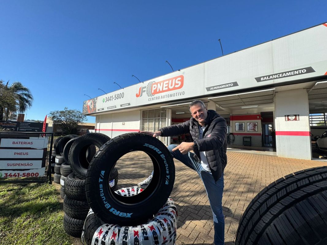 VÍDEO: Pneus para picape e SUV em promoção na JF em Xanxerê
