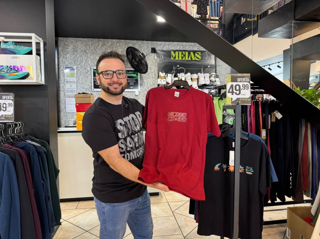 VÍDEO: Descontos especiais em camisetas John John e Nico Boco na Megazam