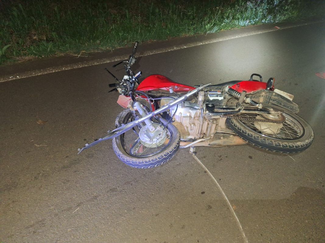 Condutor de motocicleta morre após colisão frontal com automóvel na SC-480