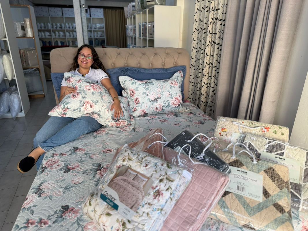 VÍDEO: Cobre-leito por R$ 199,90 é na Bem Estar Tapetes e Enxovais!