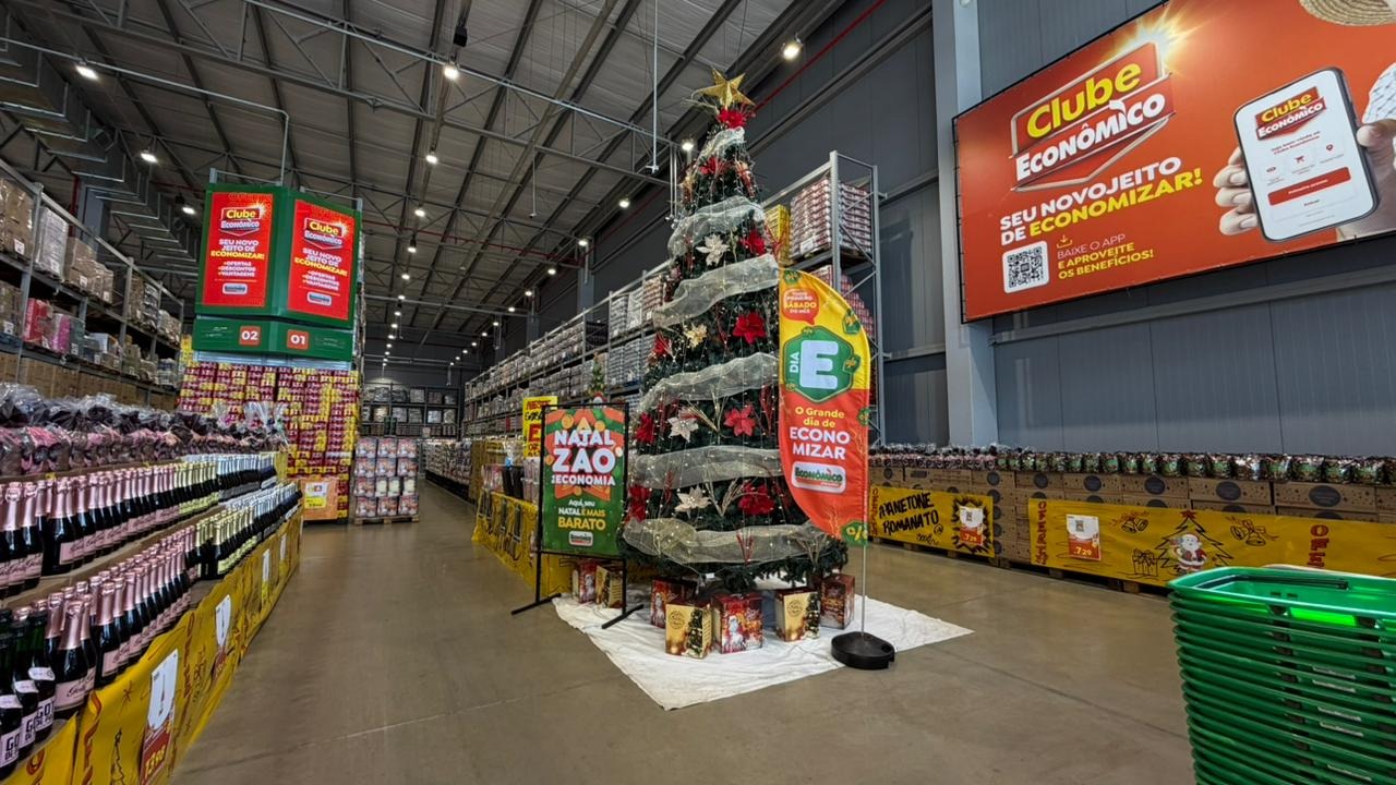 VÍDEO: Econômico Atacadão tem cestas de Natal e Dia E com promoções especiais