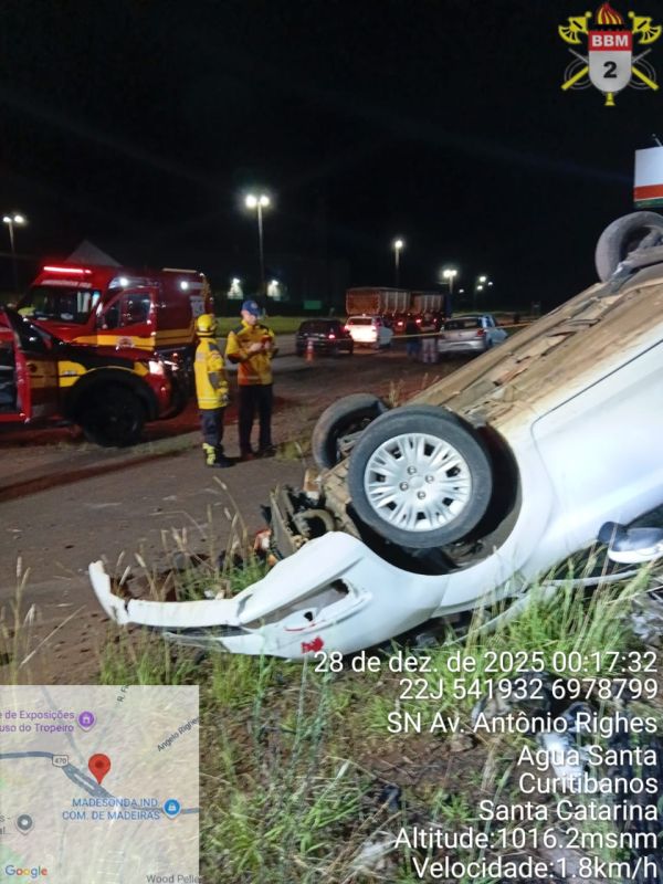 Foto: Corpo de Bombeiros