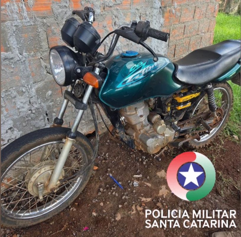 PM recupera motocicleta furtada em Bom Jesus
