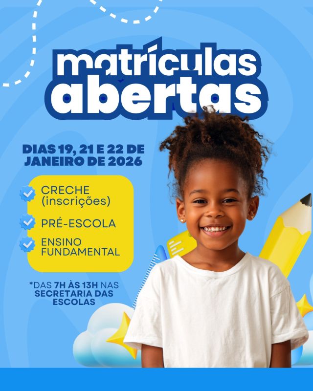 Matrículas para a rede municipal de ensino iniciam na próxima semana em Abelardo Luz