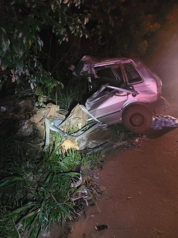 Colisão frontal na SC-159 deixa idoso morto no Oeste