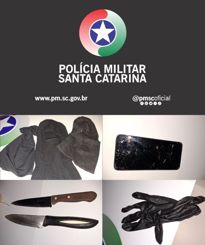 Veículo é abandonado após ocorrência de disparos de arma de fogo em Concórdia