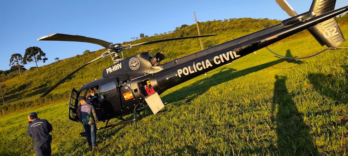 Motociclista fica ferido e é transportado pelo Saer após colisão com caminhão