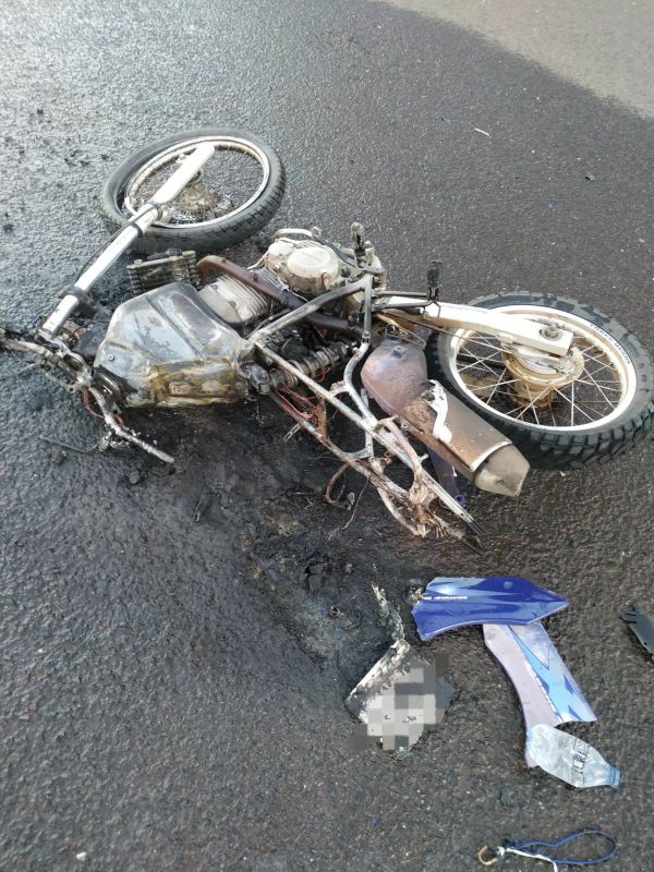 Motociclista fica gravemente ferido após colisão registrada no Bairro Veneza, em Xanxerê 