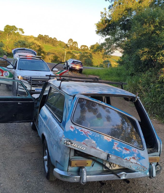 Veículo furtado é recuperado e homem é preso em flagrante por receptação em Ponte Serrada