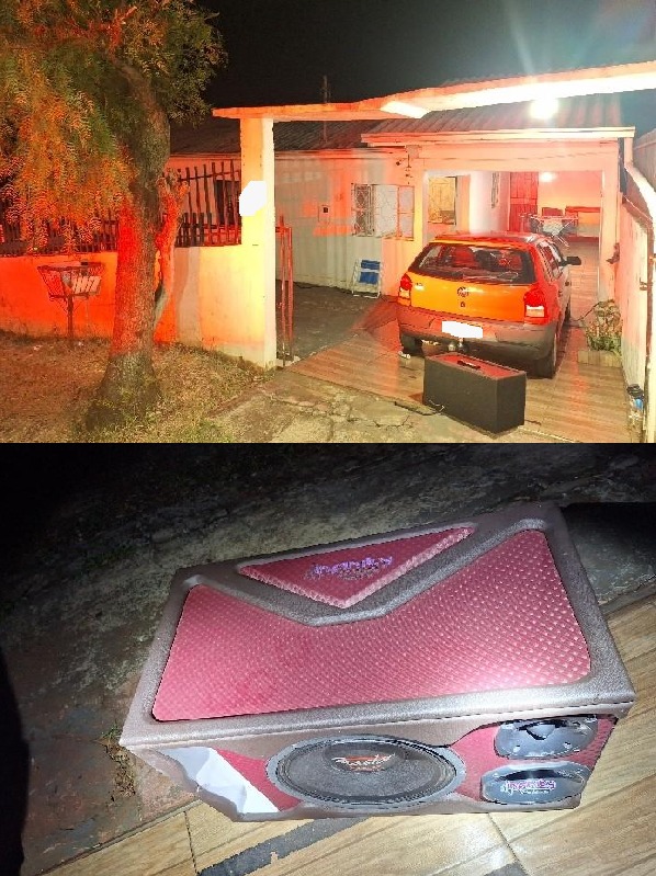 Som automotivo é apreendido durante ocorrência de perturbação de sossego em Xanxerê
