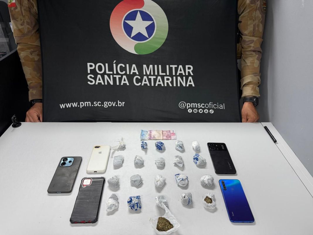 Polícia Militar apreende drogas e conduz envolvidos por tráfico em Xanxerê