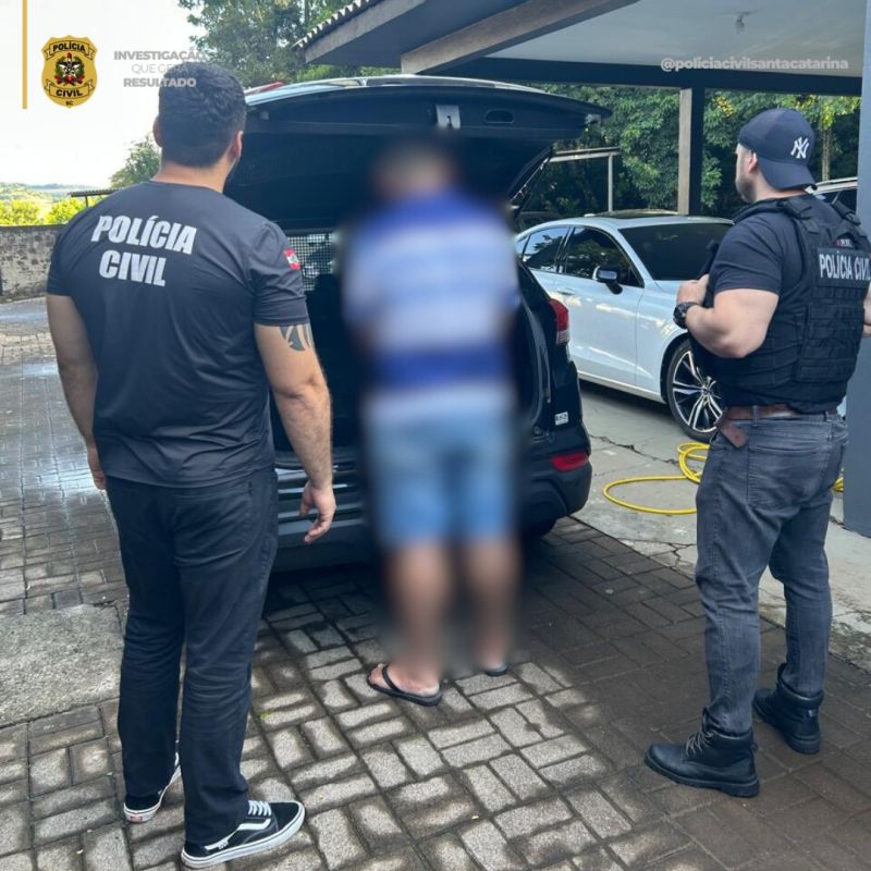 Homem que estava internado para tratamento de dependência química é preso no Oeste 