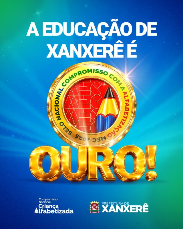 Xanxerê conquista Selo Ouro de Alfabetização pelo segundo ano consecutivo