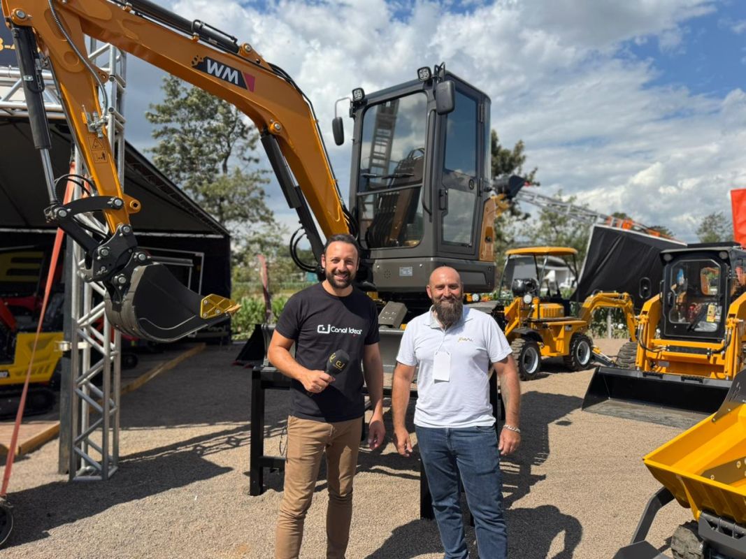 A Ideal Máquinas está presente mostrando força e tecnologia