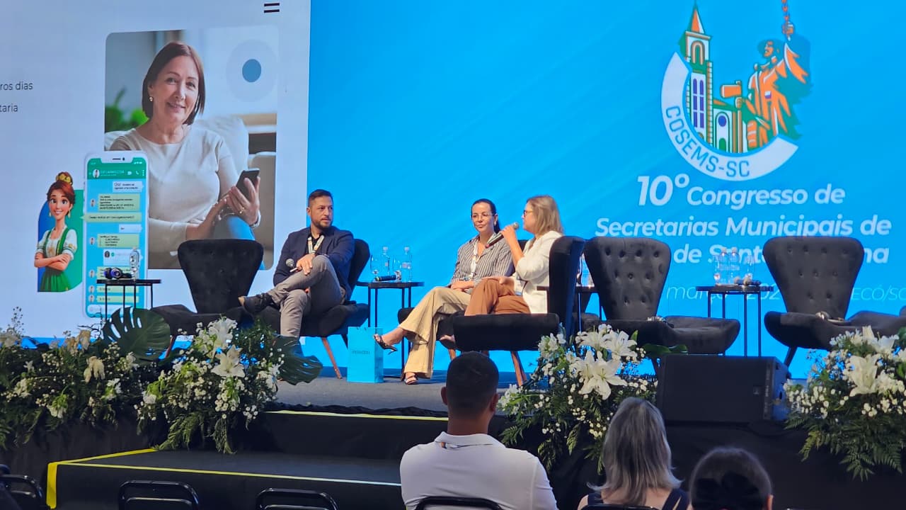 Saúde de Xanxerê apresenta case de sucesso sobre uso de Inteligência Artificial em congresso estadual