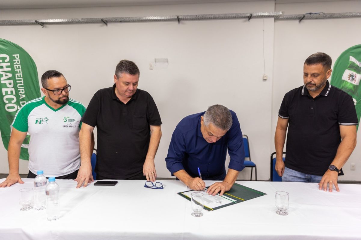 Chapecó destina mais de R$ 5 milhões para formação de atletas e esporte amador