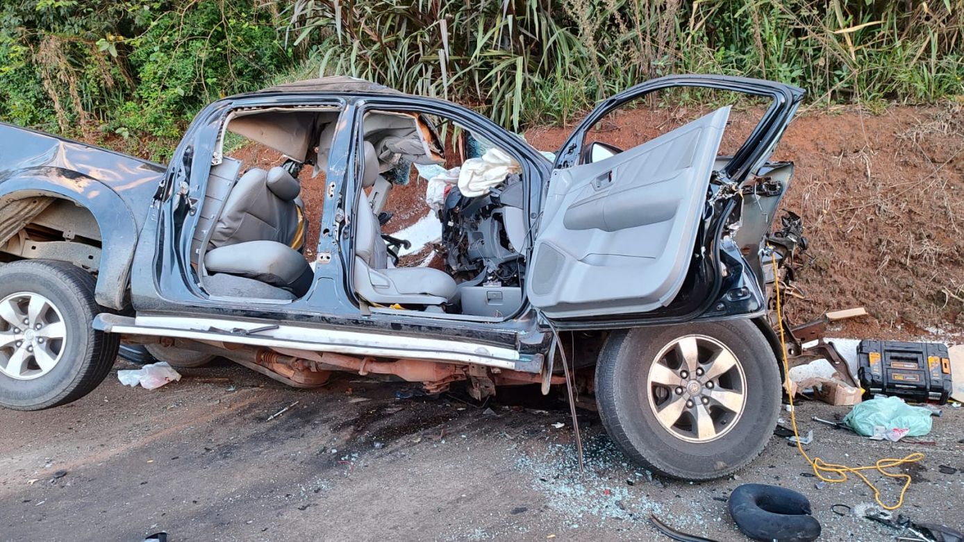 VÍDEO: Grave acidente na BR-282 em Chapecó deixa três mortos e quatro feridos