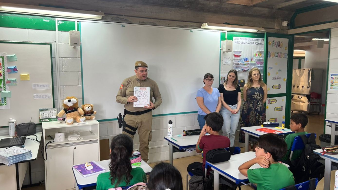 Proerd 2026 é lançado em Xanxerê com participação de alunos e educadores