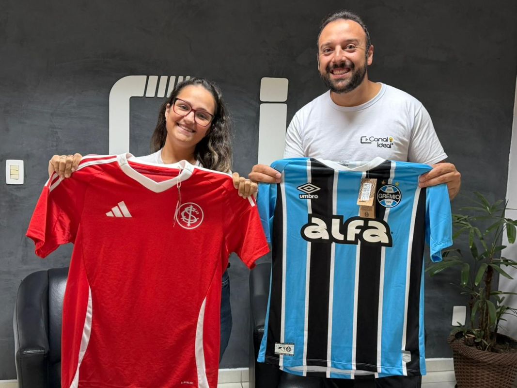 VÍDEO: Clima de GreNal e tem presente pra você!