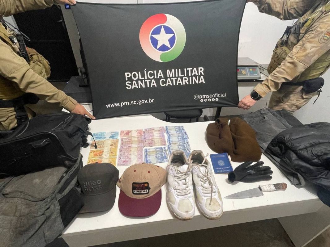 Dupla é presa após roubo em comércio e recaptura de foragido em Chapecó