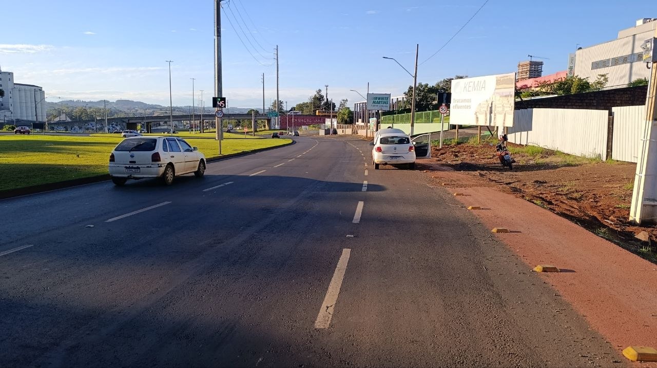 Novas lombadas eletrônicas do Contorno Oeste começam a operar em período educativo em Chapecó