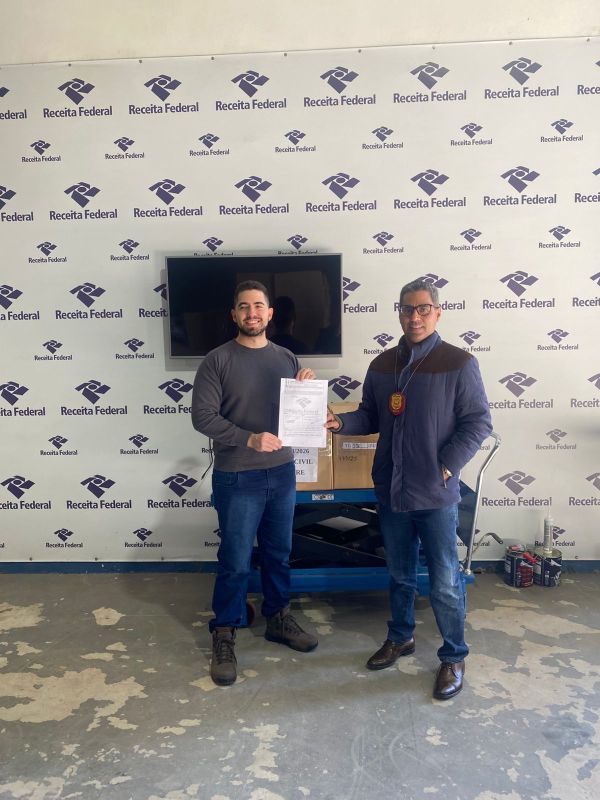 Delegacia Regional de Xanxerê recebe nova doação de equipamentos da Receita Federal