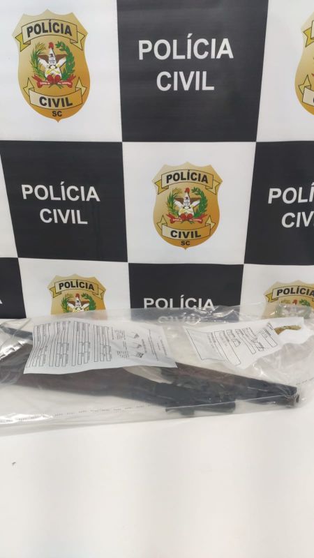 Polícia Civil apreende espingarda e prende homem em flagrante em Xanxerê