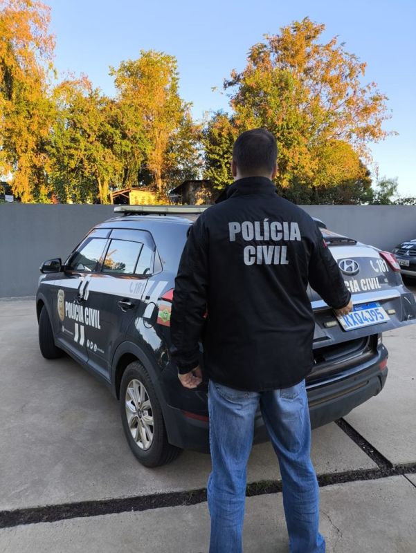 Polícia Civil de Xaxim prende homem condenado por roubo majorado e estupro de vulnerável