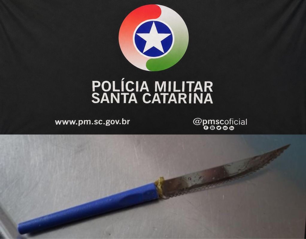 Homem é esfaqueado pela companheira após discussão no Centro de Concórdia