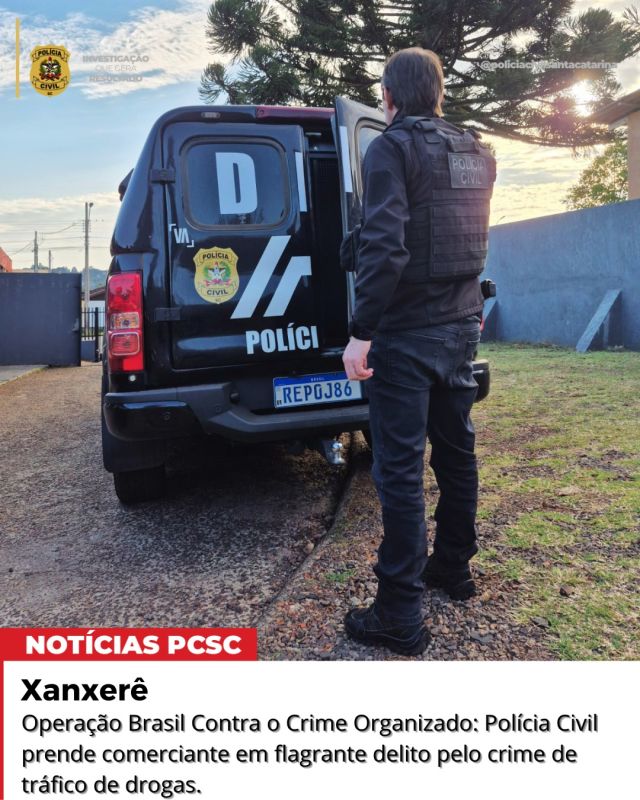 Polícia Civil prende homem por tráfico de drogas em loja no centro de Xanxerê