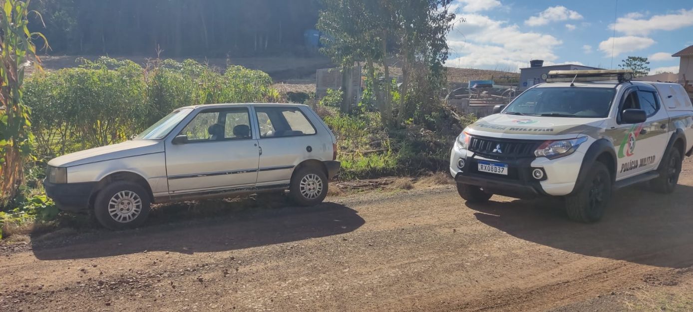 Homem é preso após furtar veículo e indicar localização do carro à Polícia Militar em Concórdia