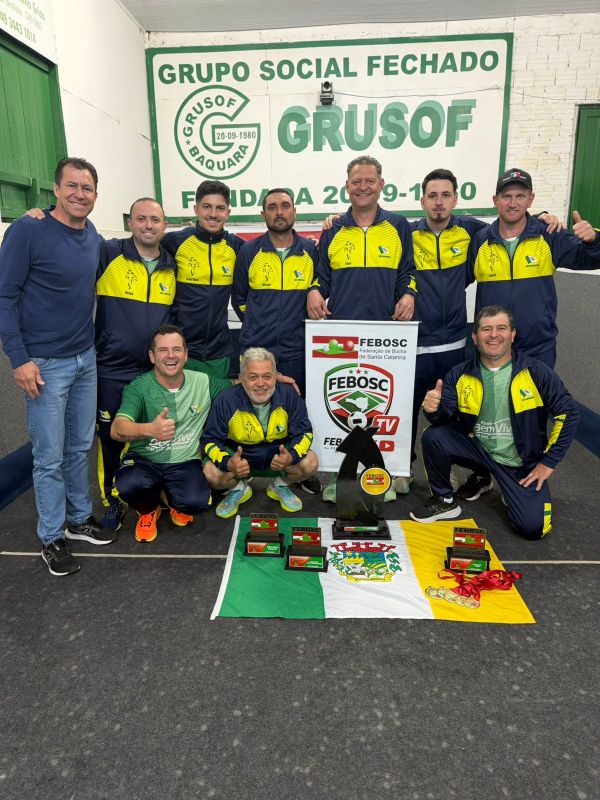 São Domingos conquista título do Regional Oeste de Bocha e garante vaga na Série Ouro Estadual