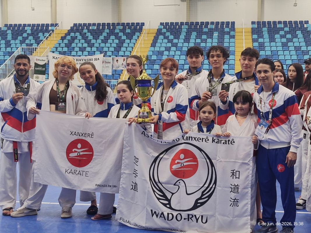 Equipe de Karatê de Xanxerê conquista 4º lugar geral em etapa do Campeonato Estadual