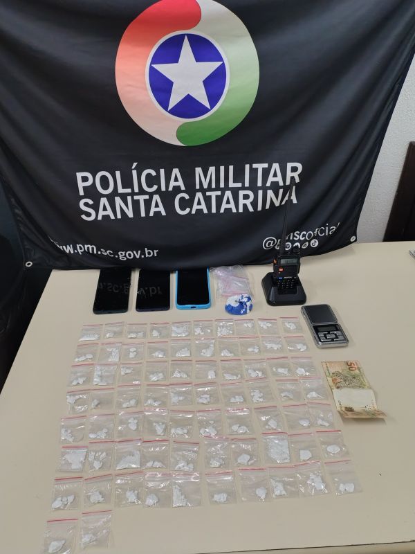 Adolescente de 16 anos é apreendido por tráfico de drogas em Concórdia