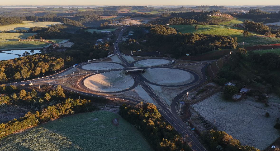 Espetáculo da natureza (Foto: Oeste Drone SC)